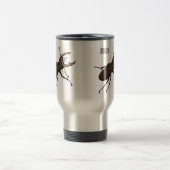 Voorbeeld van de cartoon van de kever reisbeker (Center)