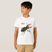 Voorbeeld van de cartoon van de kever t-shirt (Voorkant volledig)