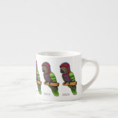Voorbeeld van de cartoon van de paardenvogel espresso kop (Rechts)