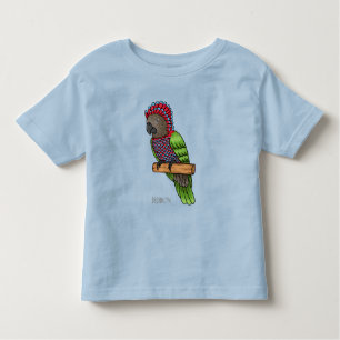 Voorbeeld van de cartoon van de paardenvogel kinder shirts