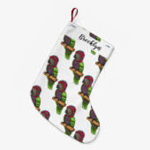 Voorbeeld van de cartoon van de paardenvogel kleine kerstsok (Voorkant (Hangend))