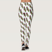 Voorbeeld van de cartoon van de paardenvogel leggings (Achterkant)