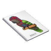 Voorbeeld van de cartoon van de paardenvogel notitieboek (Rechterzijde)