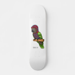 Voorbeeld van de cartoon van de paardenvogel persoonlijk skateboard