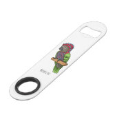 Voorbeeld van de cartoon van de paardenvogel speed flessenopener (Voorkant Gekanteld)