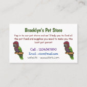 Voorbeeld van de cartoon van de paardenvogel visitekaartje (Voorkant)