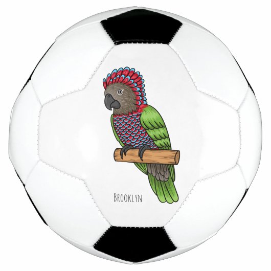 Voorbeeld van de cartoon van de paardenvogel voetbal (Voorkant)