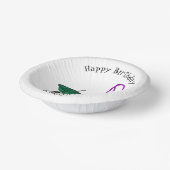 Voorbeeld van de cartoon van de rijstwielen op wie papieren kommen (Gebogen)