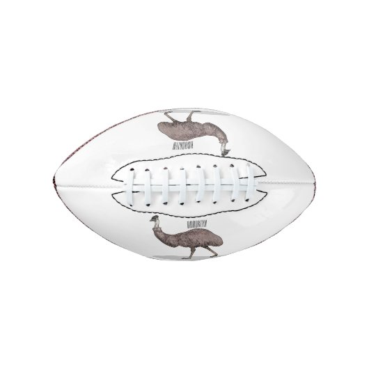 Voorbeeld van de cartoon van Emu American Football (Voorkant)