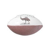 Voorbeeld van de cartoon van Emu American Football (Gedraaid 90)