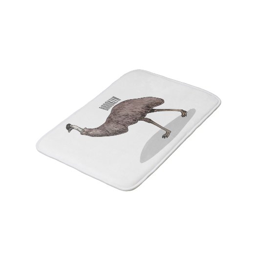 Voorbeeld van de cartoon van Emu Badmat (Gekanteld)