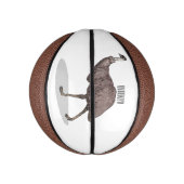 Voorbeeld van de cartoon van Emu Basketbal (Verticaal)