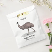Voorbeeld van de cartoon van Emu Bedankzakje (Gezegeld)