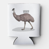 Voorbeeld van de cartoon van Emu Blikjeskoeler (Voorkant)