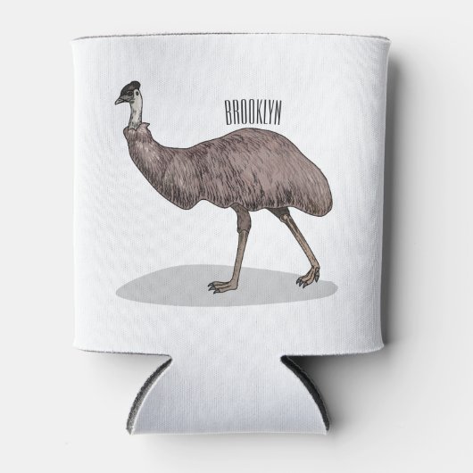 Voorbeeld van de cartoon van Emu Blikjeskoeler (Voorkant)