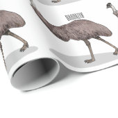 Voorbeeld van de cartoon van Emu Cadeaupapier (Rol Hoek)