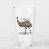 Voorbeeld van de cartoon van Emu Glas (Achterkant)