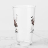 Voorbeeld van de cartoon van Emu Glas (Links)