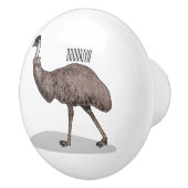 Voorbeeld van de cartoon van Emu Keramische Knop (Rechts)