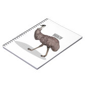 Voorbeeld van de cartoon van Emu Notitieboek (Linkerzijde)