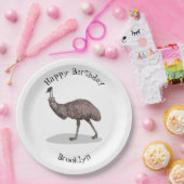 Voorbeeld van de cartoon van Emu Papieren Bordje (Feest)