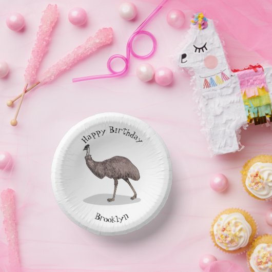 Voorbeeld van de cartoon van Emu Papieren Kommen (Feest)