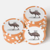 Voorbeeld van de cartoon van Emu Poker Chips (Opstapeling)