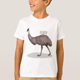 Voorbeeld van de cartoon van Emu T-shirt