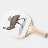 Voorbeeld van de cartoon van Emu Tafeltennisbatje (Zijkant)