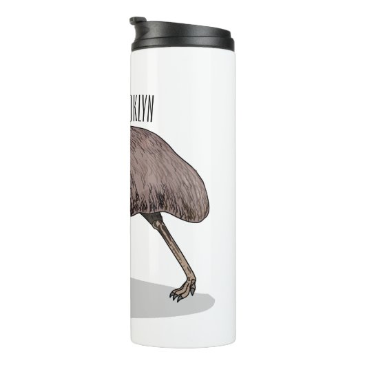 Voorbeeld van de cartoon van Emu Thermosbeker (Geroteerd rechts)