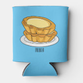 Voorbeeld van de cartoon van het eiertart blikjeskoeler (Voorkant)