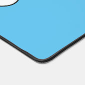 Voorbeeld van de cartoon van het eiertart bureaumat (Hoek)