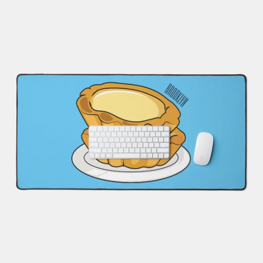 Voorbeeld van de cartoon van het eiertart bureaumat (Keyboard & Muis)