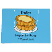 Voorbeeld van de cartoon van het eiertart groot cadeauzakje (Voorkant)