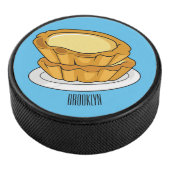 Voorbeeld van de cartoon van het eiertart hockey puck (3/4)