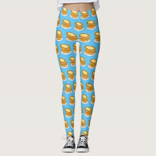 Voorbeeld van de cartoon van het eiertart leggings
