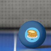 Voorbeeld van de cartoon van het eiertart pingpongbal (Net)