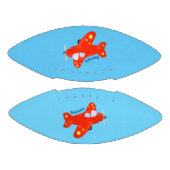 Voorbeeld van de cartoon van het rode luchtvliegtu american football (Panelen)