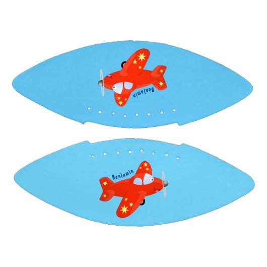 Voorbeeld van de cartoon van het rode luchtvliegtu american football (Panelen)