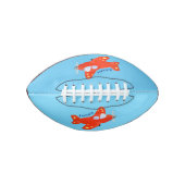 Voorbeeld van de cartoon van het rode luchtvliegtu american football (Voorkant)