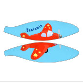 Voorbeeld van de cartoon van het rode luchtvliegtu basketbal (Panelen)