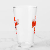 Voorbeeld van de cartoon van het rode luchtvliegtu glas (Links)