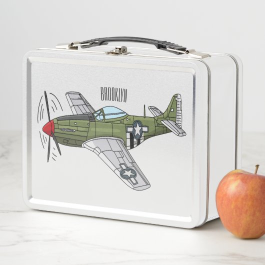 Voorbeeld van de cartoon van militaire vliegtuigen (In situ)