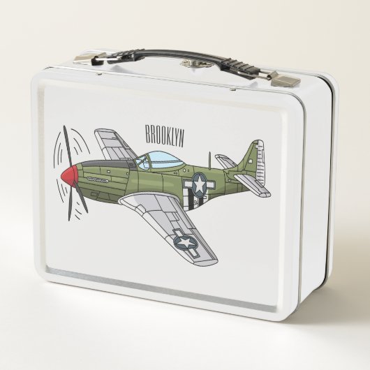 Voorbeeld van de cartoon van militaire vliegtuigen (Achterkant)