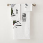 Voorbeeld van de cartoon van militaire vliegtuigen bad handdoek (Insitu)