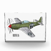 Voorbeeld van de cartoon van militaire vliegtuigen fotoblokken (Voorkant)