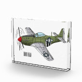 Voorbeeld van de cartoon van militaire vliegtuigen fotoblokken (Rechts)