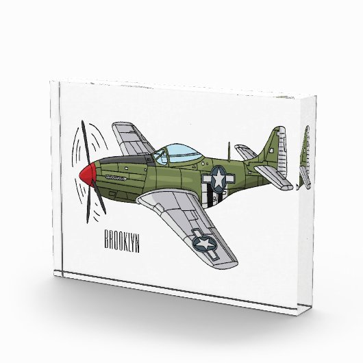 Voorbeeld van de cartoon van militaire vliegtuigen fotoblokken (Rechts)