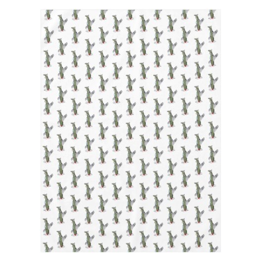 Voorbeeld van de cartoon van militaire vliegtuigen tafelkleed (Voorkant)