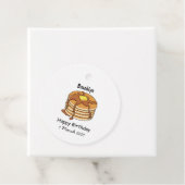 Voorbeeld van de cartoon van Pancake Bedankjes Labels (In situ)